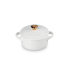 Mini Round Cocotte with Heart Knob